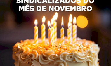 ANIVERSÁRIANTES DO MÊS DE NOVEMBRO DE 2025