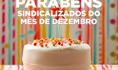 ANIVERSARIANTES DO MÊS DE DEZEMBRO DE 2025